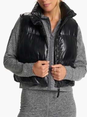 Vuori The Hudson Insulated Crop Vest Black XS Extra Small